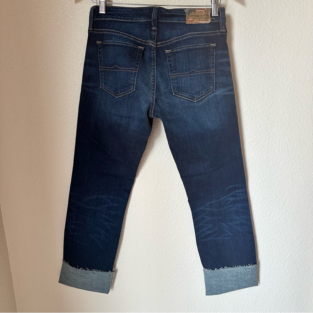 Ralph Lauren Denim & Supply Jeans Womens 29 Blue Straight Mid Rise Med Wash READ